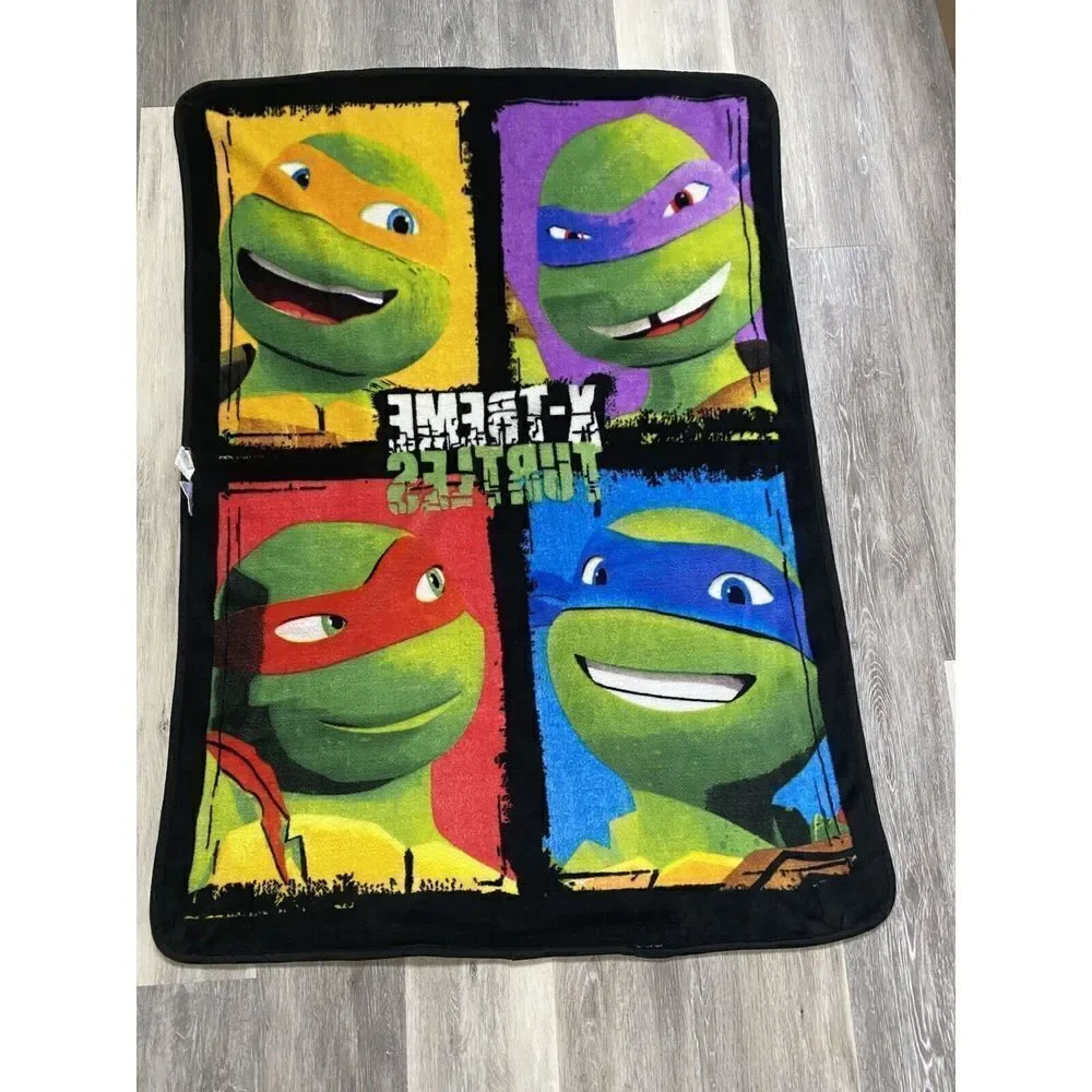 Nickelodeon Teenage Mutant Ninja Turtles Blanket Fleece Throw 48 x 33